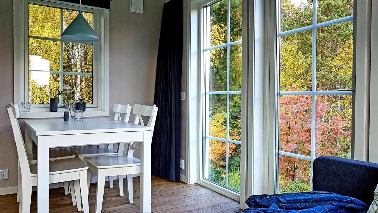 Nybyggd Stuga Intill Skogsbrynet - New Built Cottage Next To The Cowberry Forest Mora Extérieur photo