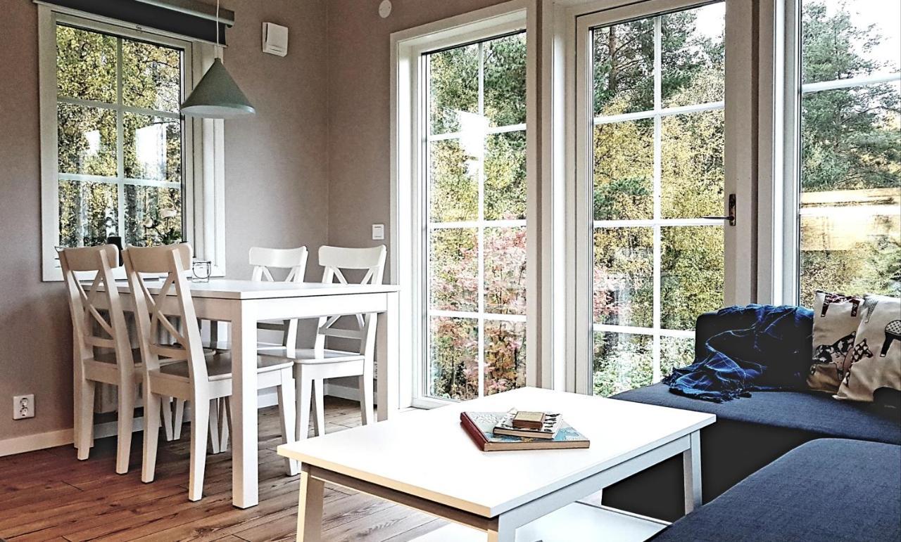 Nybyggd Stuga Intill Skogsbrynet - New Built Cottage Next To The Cowberry Forest Mora Extérieur photo